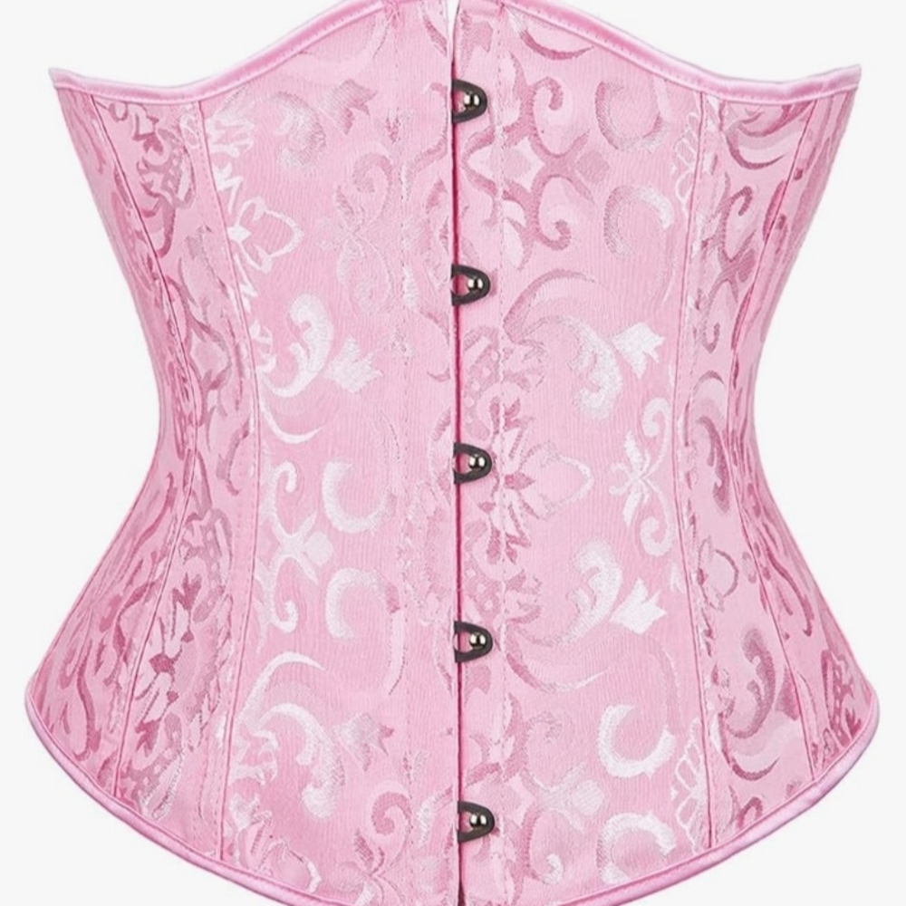 Pink Floral Corset